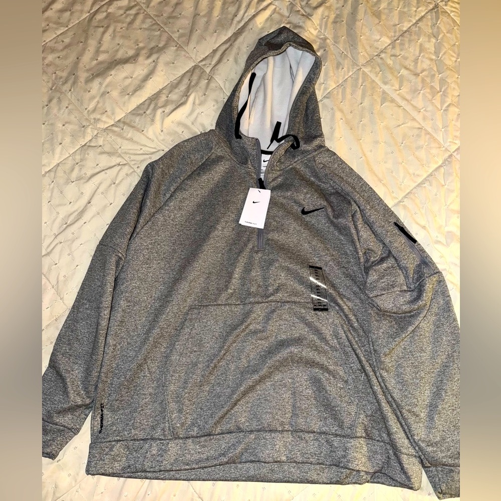 New Nike Men’s Therma-Fit Quarter Zip hoodies(Fleece lined)